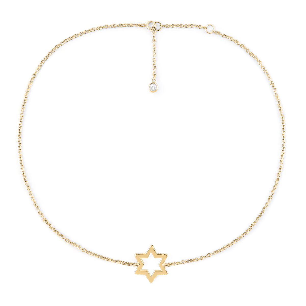 Simple gold star on sale necklace